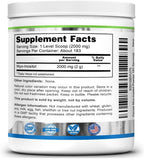 Zazzee Myo-Inositol en Polvo 100% Puro – 2000 mg por Ración, 183 Raciones (6 Meses)