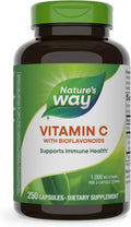 Nature's Way Vitamina C 500 mg con Bioflavonoides, 250 Cápsulas