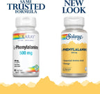 Solaray L-Phenylalanine 500 mg - 60 Cápsulas Veganas