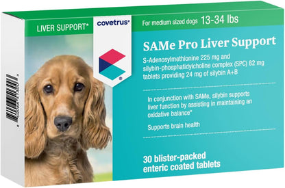 Same Pro Liver Support for Medium Dogs, – Ingredientes: Busca comprobados como SAMe, silibina, vitamina E, selenio – Image 1