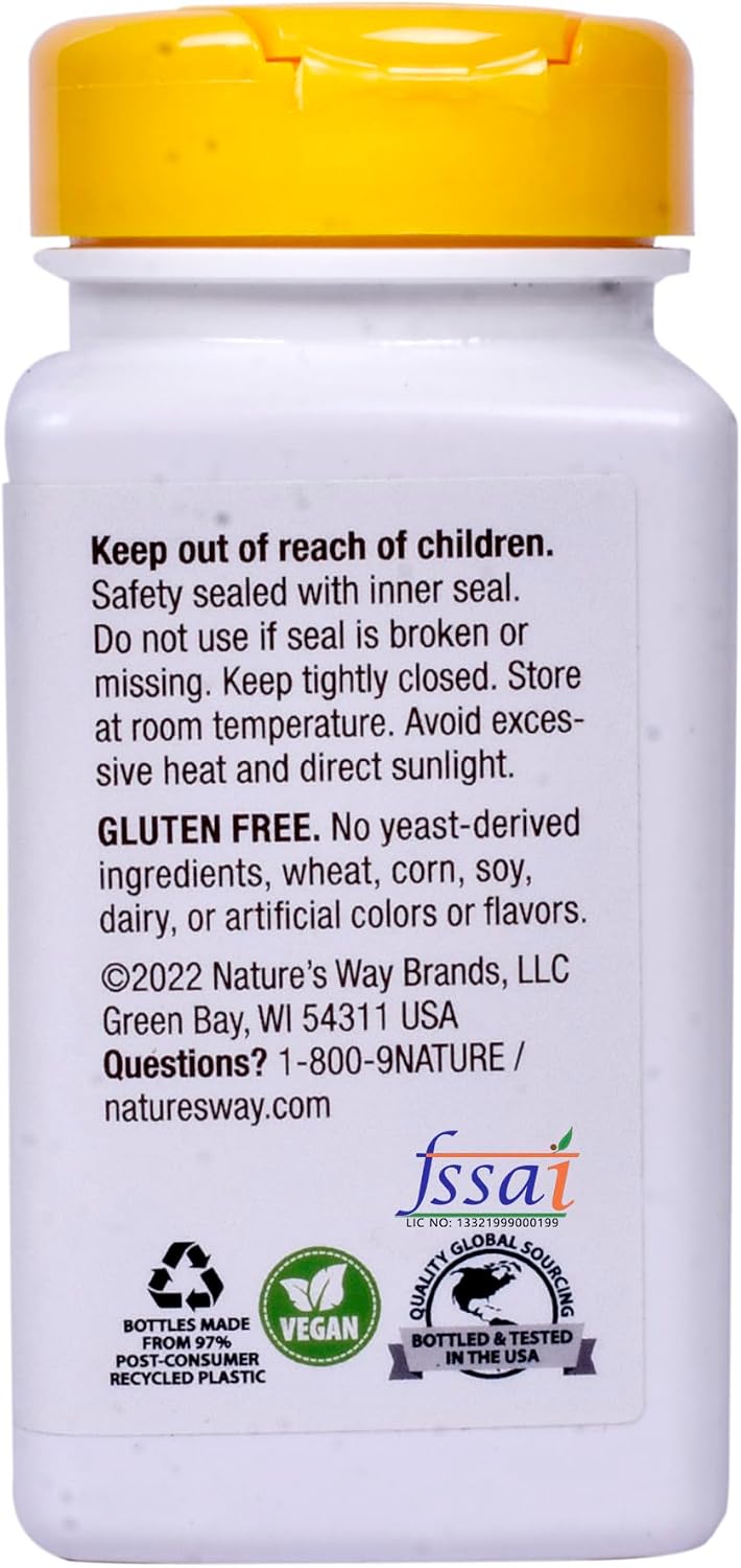 Nature's Way Niacinamida 500 mg – 100 Cápsulas (Paquete de 2)