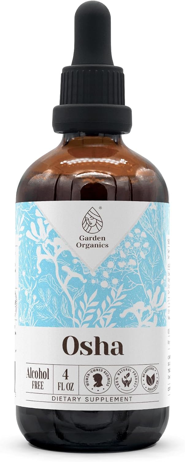 Extracto de Osha en Tintura Natural Sin Alcohol - Apoyo Inmunológico - 60 ml (2 fl oz)
