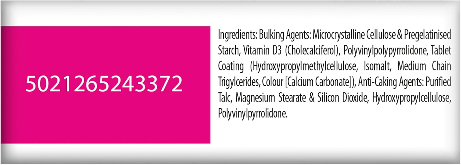 Ultra Vitabiotics Vitamina D3, 96 tabletas