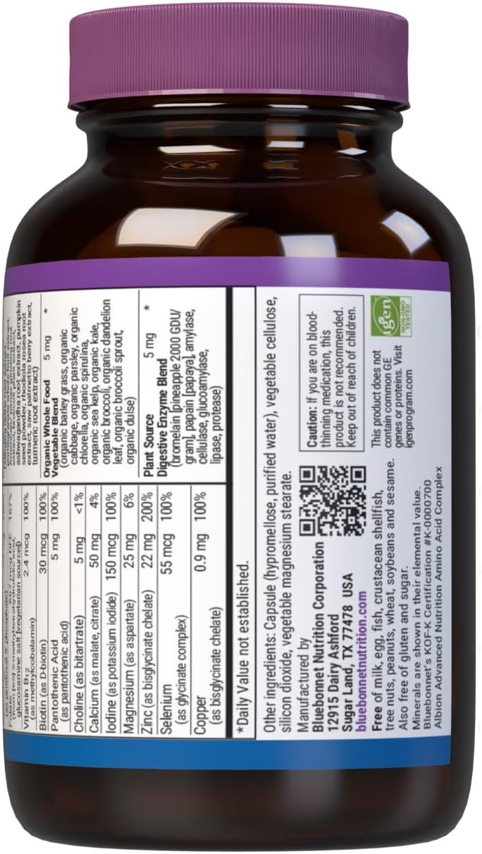 Bluebonnet Nutrition One for Men Multivitamínico Completo - 30 Cápsulas Vegetales