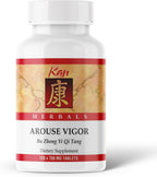 Kan Herb Company Arouse Vigor – Fórmula herbal tradicional con astrágalo, ginseng, atractilodes y cáscara de mandarina – 120 comprimidos