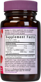 BlueBonnet Earth Sweet Vitamina B12 1000 mcg y Ácido Fólico 400 mcg - 90 Comprimidos Masticables - Vegano, Sin Gluten