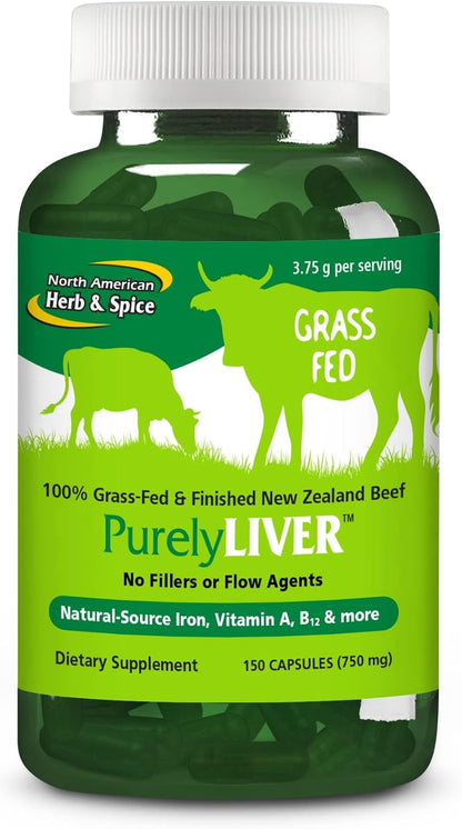 NORTH AMERICAN HERB & SPICE PurelyLiver - – Vitamina A: Contribuye al mantenimiento de la piel y las membranas – Image 1