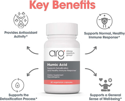 Allergy Research Group Ácido Húmico - 750 mg - 60 Cápsulas – Image 7