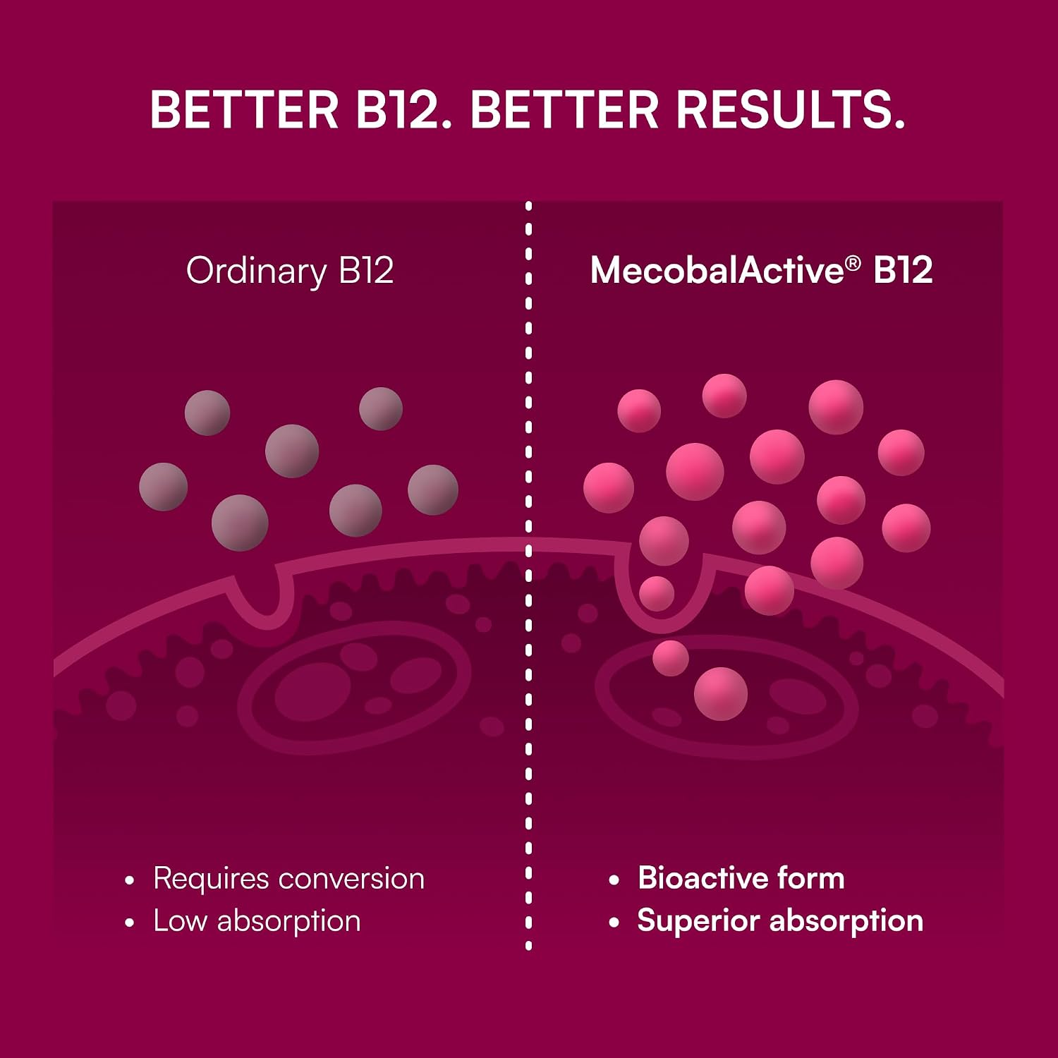 B-12 Energy Berry Lemonade Melt - Methylcobalamin, B6, D3, Folic Acid & Biotin - 30 Orally Dissolving Tablets