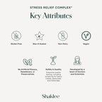 Shaklee Stress Relief Complex – Mezcla Calmante con L-teanina, Ashwagandha, Beta-sitosterol y L-tirosina – Apoyo para la Relajación sin Somnolencia – 30 Comprimidos