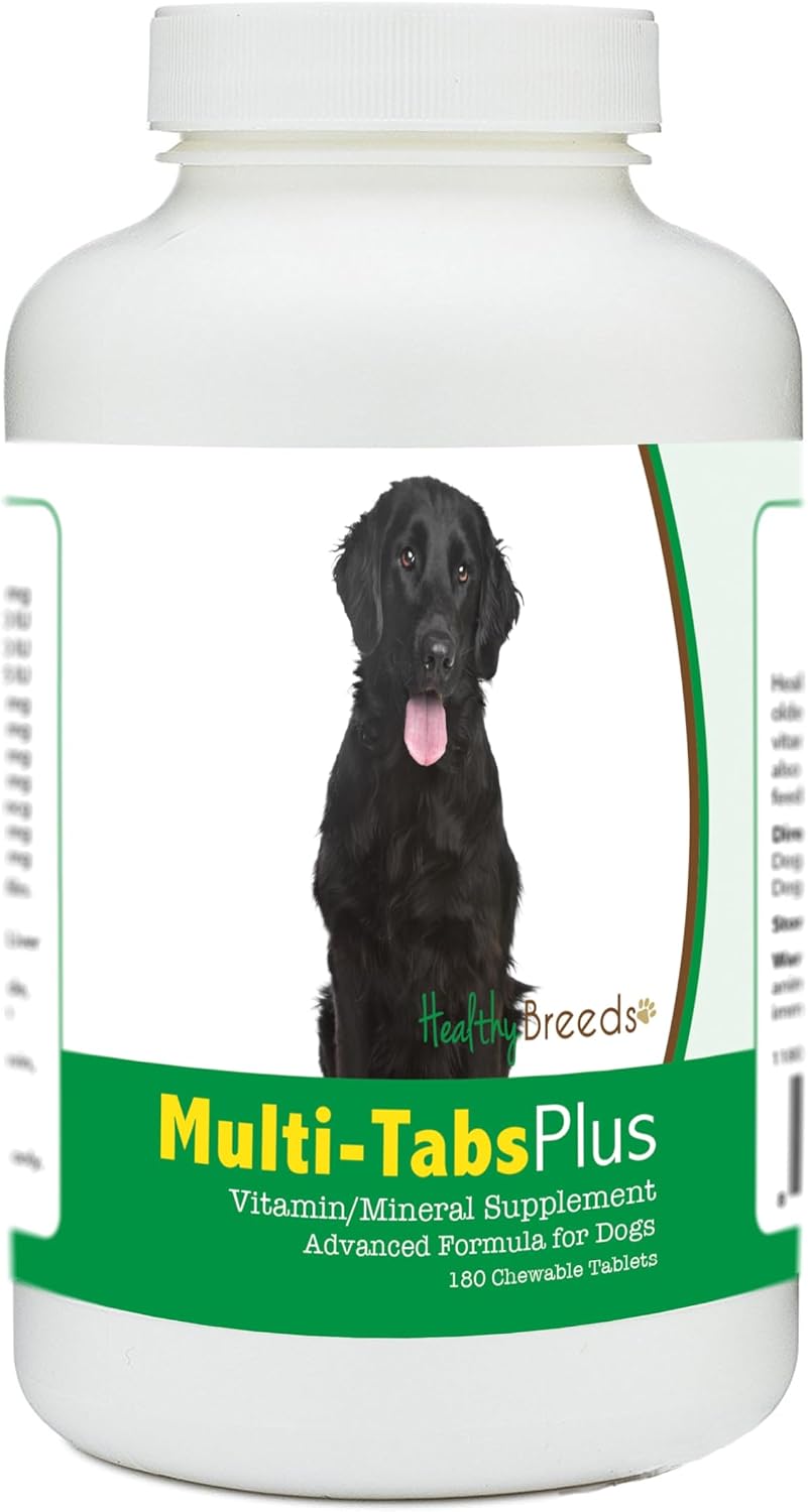 Healthy Breeds Flat Coated Retriever Multi-Tabs Plus Comprimidos Masticables, 180 unidades