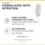 Integrative Therapeutics GABA - 60 Cápsulas - Suplemento para el Equilibrio Neuroquímico
