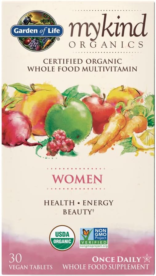 Garden of Life mykind Organics Women's Once Daily Multivitamin
