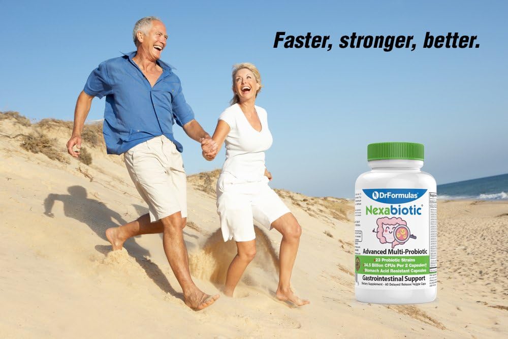 DrFormulas Nexabiotic 23 Multi Probiótico - 23 Cepas, 17.25 mil millones de UFC