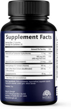 Nature's Strength Suplemento de Memoria y Concentración - Nootrópicos 3X con Bacopa, Fosfatidilserina y DMAE - 120 Cápsulas
