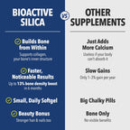 LABO Bioactive Silica - Pack de 3 - 90 Cápsulas Veganas - Sílice de Arroz 99% Pureza para Huesos y Articulaciones