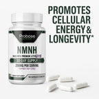 Uthpeak NMNH NAD Supplement 250mg - 60 Cápsulas - Fórmula Premium para el Soporte Cognitivo y el Envejecimiento Saludable