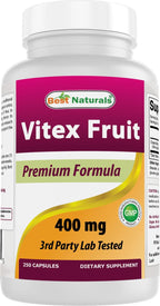 Best Naturals Vitex Sauzgatillo 400 mg – 250 Cápsulas