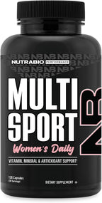 NutraBio MultiSport para Mujeres - Multivitamínico Completo con 33 Vitaminas y Minerales