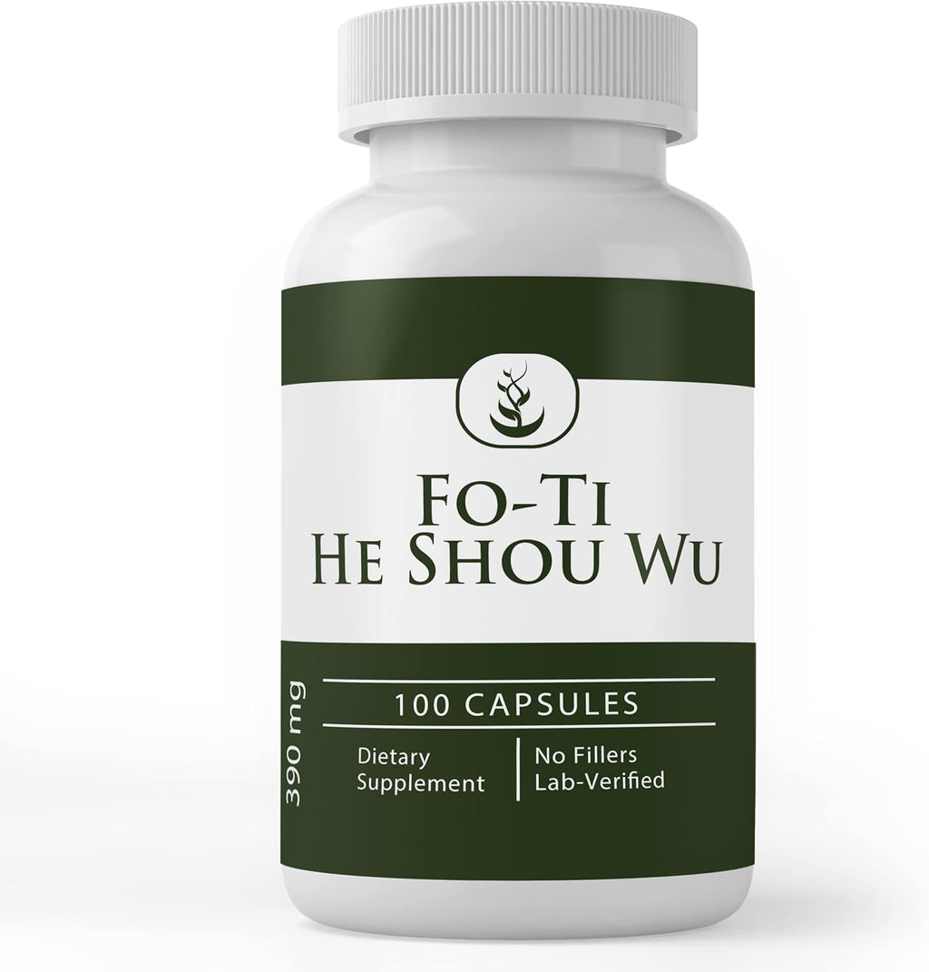 Pure Original Ingredients Fo-Ti (He Shou Wu) - 100 Cápsulas