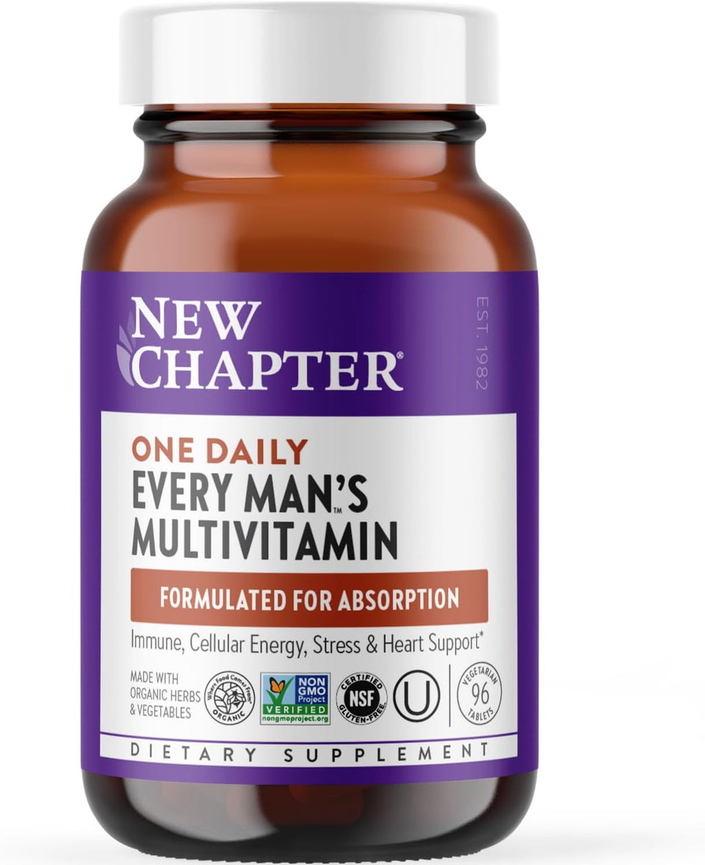 New Chapter Every Man's One Daily Multivitamin - 48 Comprimidos