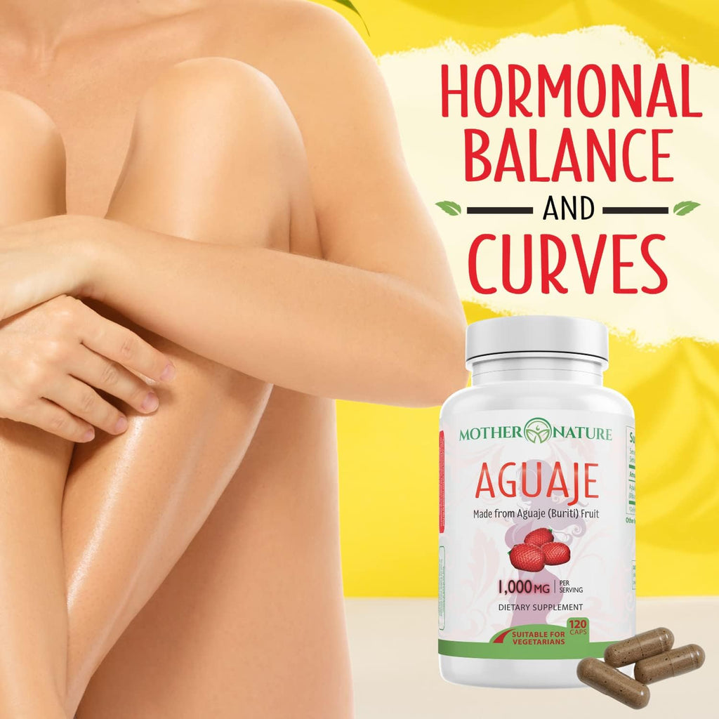Aguaje Curves Cápsulas para Mujer 1000mg con Maca Roja y Cohosh Negro
