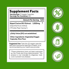 Vitapia Extracto de Nopal Cactus - 120 Cápsulas Vegetales - Sin Gluten y No-GMO