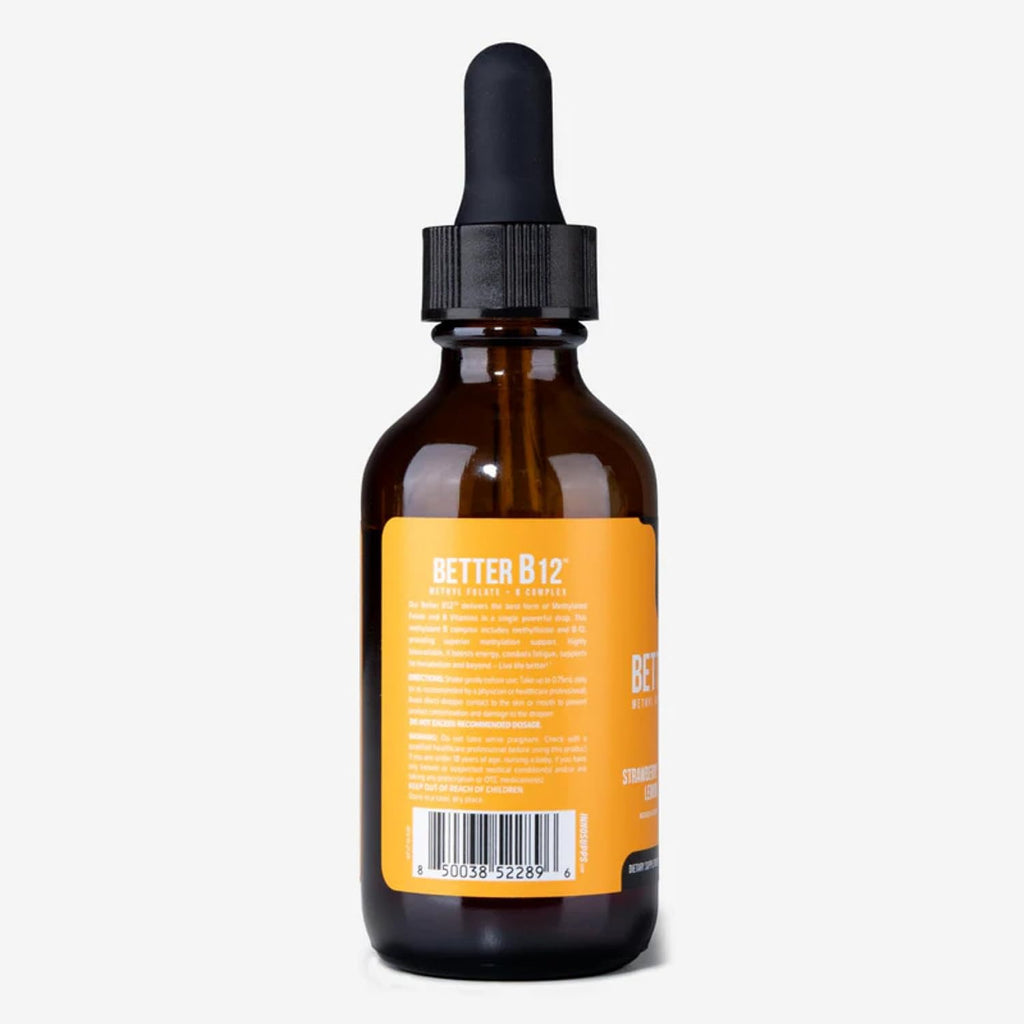 InnoSupps Better B12 Gotas Líquidas - Metilcobalamina y Folato - 60 Dosis