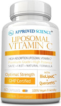 Approved Science Vitamina C Liposomal con Quercetina - 1100 mg - 60 Cápsulas