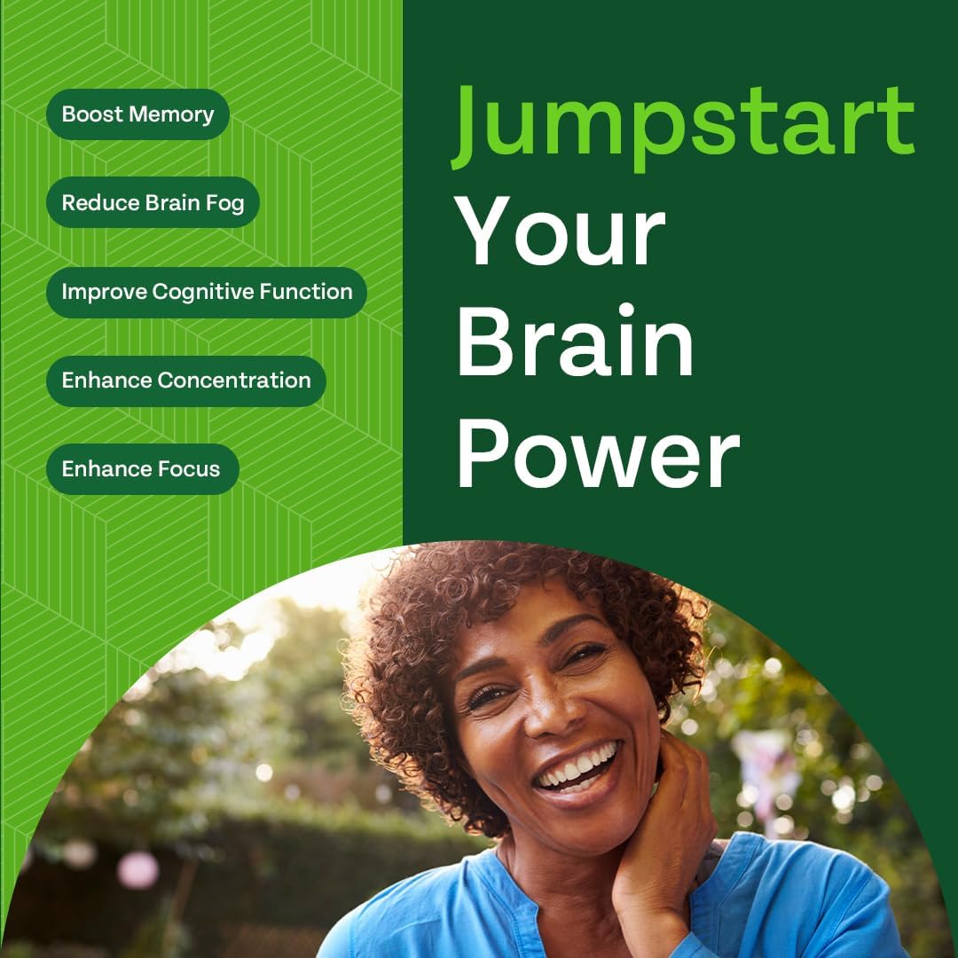 Advanced Brain Power – Apoyo para la Función Cerebral y Concentración (60 Cápsulas)