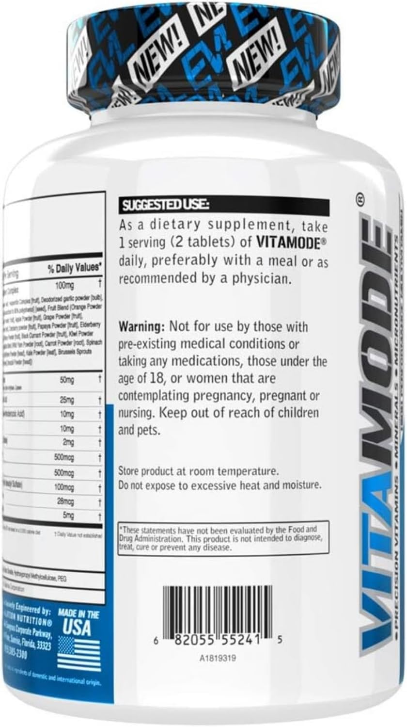 EVL Advanced Daily Multivitamin - Multivitamínico para Hombres
