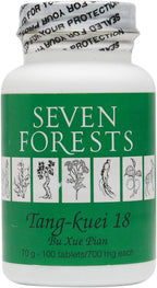 Tang-kuei 18 de Seven Forests, 100 Comprimidos, 700 mg