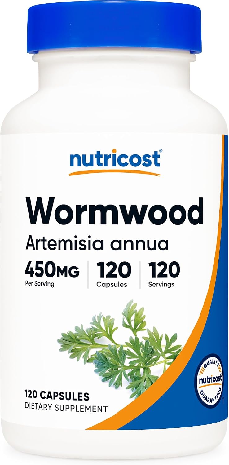 Cápsulas de Artemisa Dulce (Sweet Wormwood) 450 mg - 120 Cápsulas - Nutricost