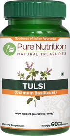 Pure Nutrition Tulsi Extract 708mg - 60 Cápsulas Veganas con Eugenoles y Ácido Ursólico