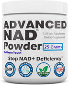 REVGENETICS Advanced NAD Powder – Suplemento de NAD, 147 porciones, 25 gramos