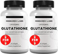 Research Labs Liposomal Glutathione Supplement con Gluta-IV™ – 120 Cápsulas Blandas