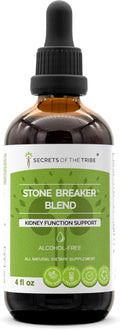 Secrets of the Tribe Stone Breaker Blend Extracto Sin Alcohol - Tintura de Hierbas para el Bienestar Renal (118 ml)