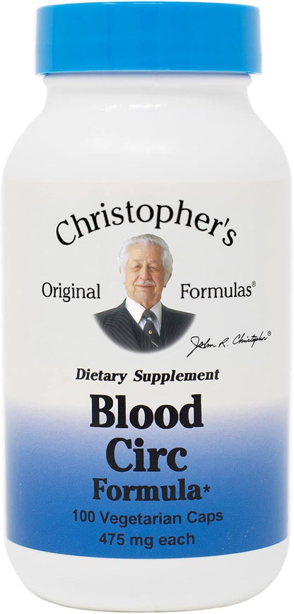 Christopher's Original Formulas Blood Circ – Cayena (Capsicum annuum): Utilizada tradicionalmente para estimular – Image 1