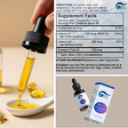 Wave Drops Vitamina D3 y K2 con Aceite MCT y Omega 3 - Gotas Líquidas, Sin Rellenos, No GMO, 59 ml