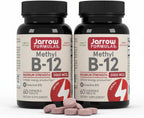 Jarrow Formulas Metilcobalamina B12 5000 mcg - 60 Comprimidos Masticables Sabor Fruta