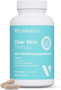 VitaMedica Clear Skin Vitamin Formula – Suplemento vitamínico para una piel sana | 60 cápsulas