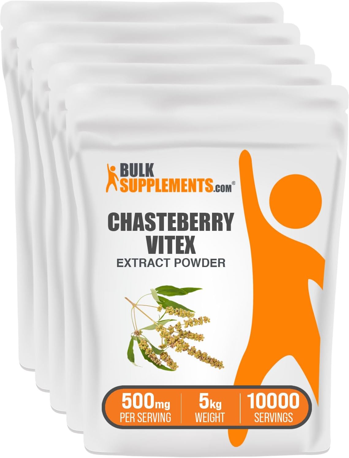 BulkSupplements.com - Extracto de Chasteberry en Polvo, 500mg, 1kg