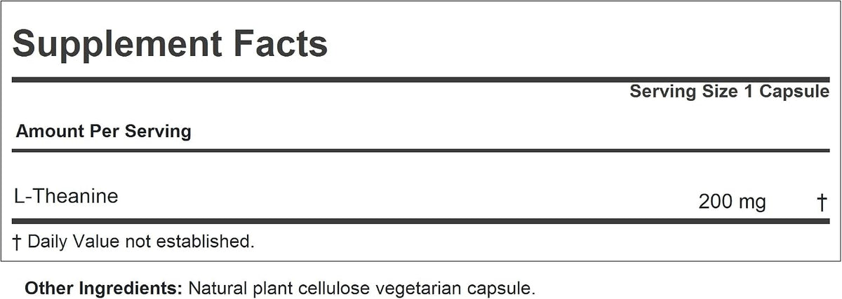 ANDREW LESSMAN L-Teanina 200 mg – 180 Cápsulas – Image 2