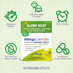 Boiron AllergyCalm Kids - 60 Comprimidos Bucodispersables para el Alivio de los Síntomas de Alergia y Fiebre del Heno en Niños