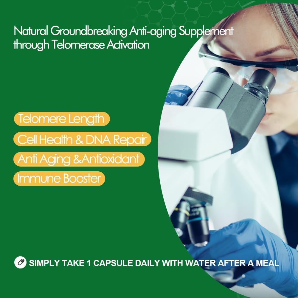 CAW Nano Cycloastragenol 10 mg - 30 Cápsulas Vegetales con Recubrimiento Entérico