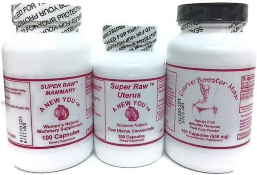 Mammary, Uterus and Curve Booster Pack for Crossdressing Men and Trans-Women