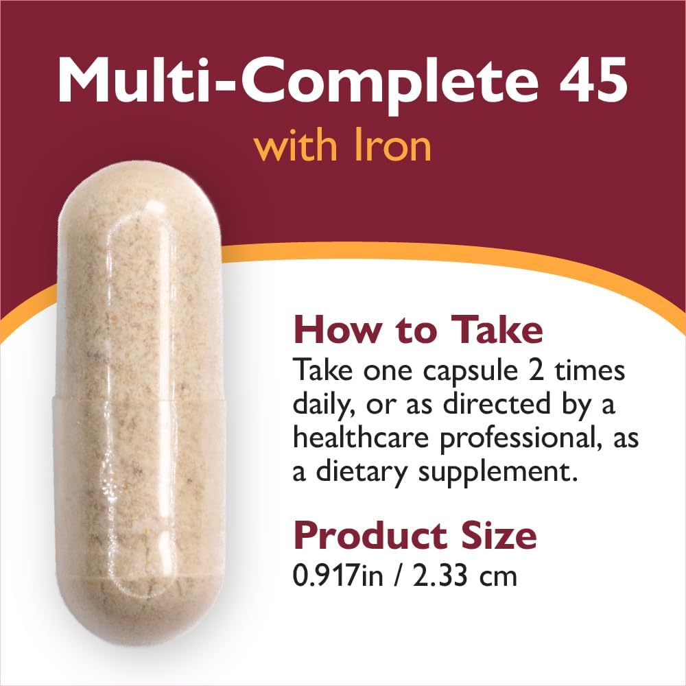 Celebrate Vitamins Multivitamínico Bariátrico con Hierro 45 mg - 180 Cápsulas Veganas