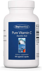 Allergy Research Group ARG Vitamina C Pura - 2000 mg Ácido Ascórbico - Hipoalergénico - 100 Cápsulas