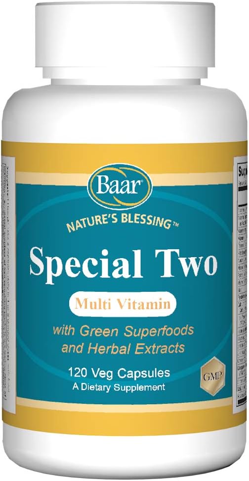 Baar Special Two Multivitamínico, 120 Cápsulas