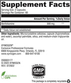 XYMOGEN Benfotiamine 300 mg – Derivado biodisponible de tiamina B1 para apoyo metabólico celular y nervioso – No-GMO, Sin gluten, Vegano – 120 Cápsulas